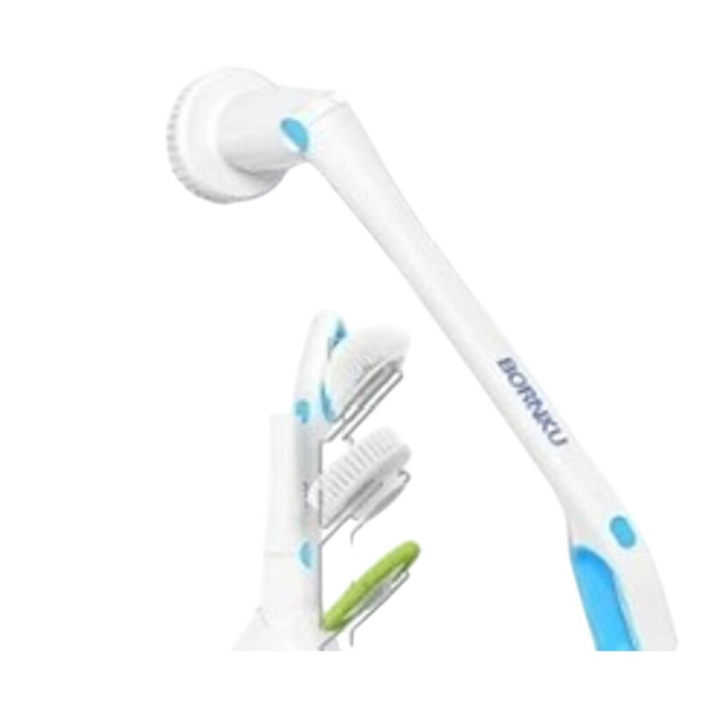BORNKU C5 Electric Spin Scrubber Cordless Shower Bathroom Cleaner 7 Heads NEW